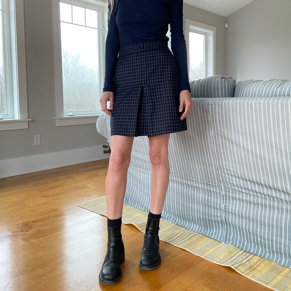 Plaid Mini Skirt